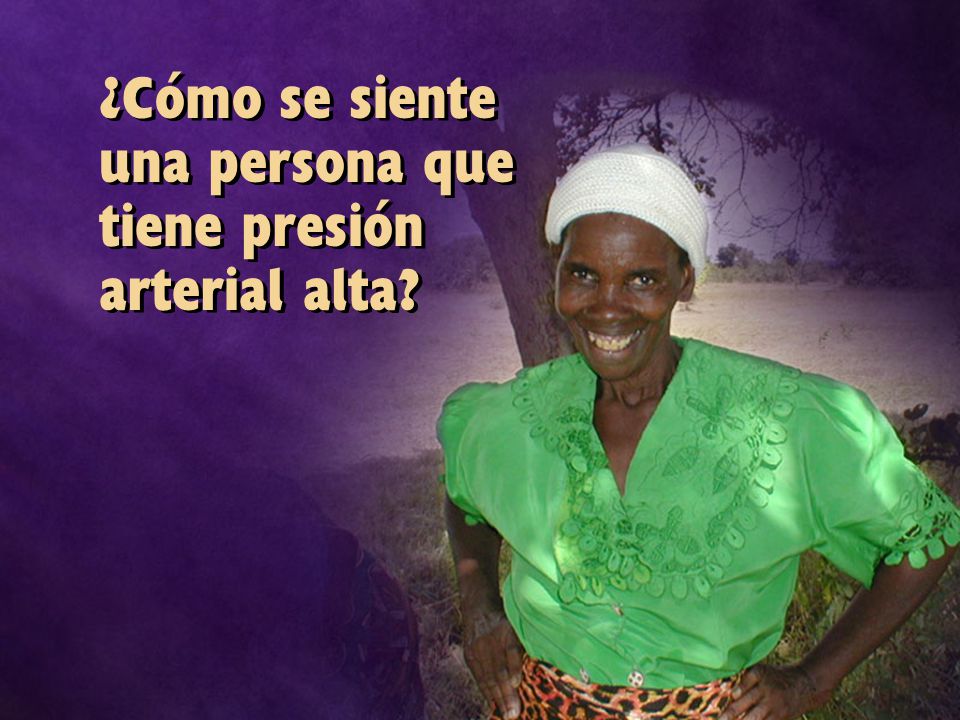 como se siente con la presion alta